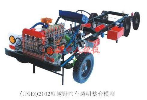 東風EQ2102越野汽車透明模型